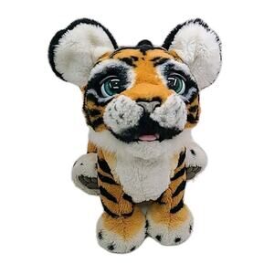FurReal Roarin' Tyler The Playful Tiger Interactive Plush Toy 2016 Tested Works